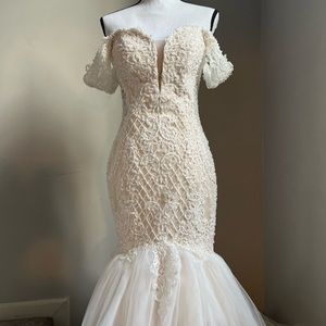 Beautiful wedding gown